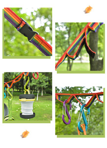Fournitures de <span class=keywords><strong>camping</strong></span> <span class=keywords><strong>en</strong></span> plein air lanière de stockage de tente colorée corde à linge de <span class=keywords><strong>camping</strong></span> sangles <span class=keywords><strong>arc</strong></span>-<span class=keywords><strong>en</strong></span>-<span class=keywords><strong>ciel</strong></span> pour envoyer des sacs - Product Image 5