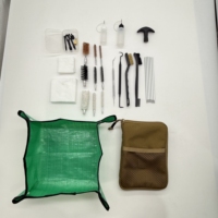 Kit de nettoyage d'armes à feu compatible OEM, ensemble complet d'outils de nettoyage avec pochette de transport tactique et tapis de nettoyage imperméable pour la chasse