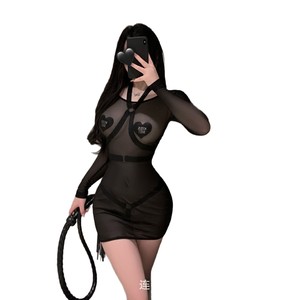 Combinaison sexy transparente avec fesses apparentes, ensemble de lingerie érotique, ensemble de nuisette séduisante qqny - Product Image 1