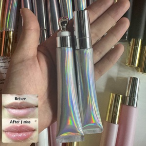 Brillo Labial Voluminizador con Ácido <span class=keywords><strong>Hialurónico</strong></span> de 12 Colores, Marca Privada OEM ODM, Efecto Voluminizador Extremo - Product Image 1
