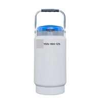 Conteneur de congélation cryogénique de 10 L pour semence bovine, transporteur de vapeur, cryotransporteur, congélateur à azote liquide