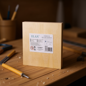 Pannello rettangolare in compensato ILAN 18x24 cm, spessore 0,25 cm, per lavori artigianali e progetti fai-da-te - Product Image 3