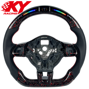 Volante de Fibra de Carbono para VW Volkswagen Golf 6 MK6 GTI R Scirocco Polo Mk7 Mk5 Mk8 Golf 5 7 8 R GTI GTD GTS Jetta Passat - Product Image 1