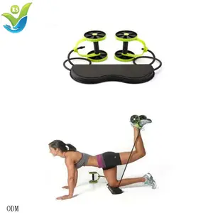 Private label custom building ABS abdominal exercise workout exercise roller ab wheel