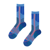 Chaussettes de randonnée épaisses en laine mérinos personnalisées pour le ski, le sport, l'hiver et le voyage