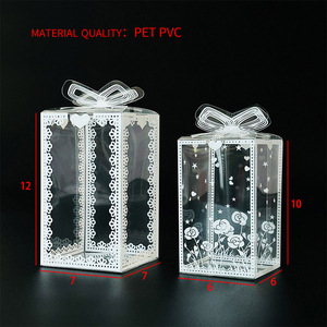 Gấp <span class=keywords><strong>Acetate</strong></span> rõ ràng rPet PVC hộp trong suốt gấp hộp nhựa cho nến Ngày Valentine hộp vật nuôi - Product Image 2