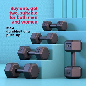 Paire d'haltères hexagonales en acier pour équipement de sport de <span class=keywords><strong>fitness</strong></span> à domicile pour hommes étudiants enfants pour exercices de bras de musculation petit - Product Image 4