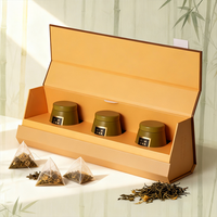 Boîte en carton de luxe personnalisée avec logo imprimé, fermeture magnétique, pour emballage de café, thé en vrac et boissons, de qualité alimentaire