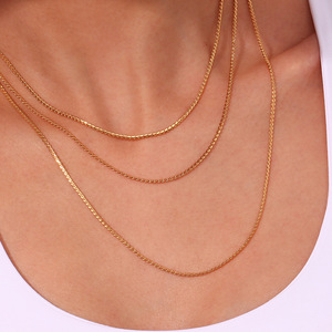 1.8 Mm Pvd Vergulde Rvd Rvs Lange <span class=keywords><strong>S</strong></span> Ketting Sexy Tailleketting Mode Sieraden Ketting Minimalistische Ketting Voor Vrouwen - Product Image 5