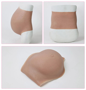ท้องปลอมซิลิโคนนุ่มเหมือนจริงสำหรับผู้ชายแต่งหญิงคอสเพลย์ - Product Image 3