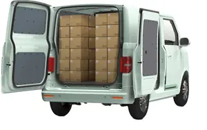 China Closed Van Cargo Truck Single-row Electric Car Van Electric Van