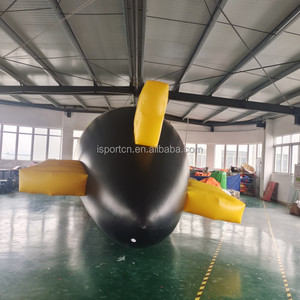Publicidad de <span class=keywords><strong>globos</strong></span> de helio grandes inflables, dirigible de globo aerostático, dirigible de helio de 6m, dirigible de helio atado a Gas - Product Image 3