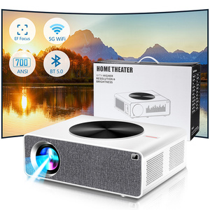 <span class=keywords><strong>Proyector</strong></span> de Alta Calidad <span class=keywords><strong>Full</strong></span> <span class=keywords><strong>HD</strong></span> <span class=keywords><strong>1080p</strong></span> <span class=keywords><strong>LED</strong></span> <span class=keywords><strong>Mini</strong></span> de Tiro Corto Android con <span class=keywords><strong>WiFi</strong></span> Integrado, Compatible con USB, Preparado para 4K y 3D, <span class=keywords><strong>550</strong></span> Lúmenes para el Hogar - Product Image 3