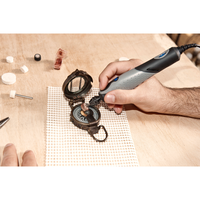 DREMEL Stylo+ Mini perceuse multifonction avec 15 accessoires, pince à bec long en acier allié, bricolage, fabriqué en Italie