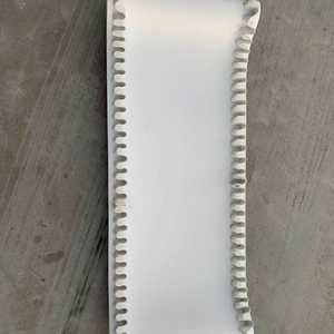 PVC etekli bölme konveyör bant dairesel bölme konveyör kemer ışığı yeşil bölme konveyör bant - Product Image 4