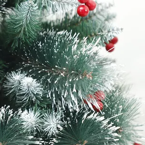 180cm PET PVC Christmas Tree Artificial Premium Spruce Hinged Xmas Tree With Metal Stand