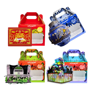 Lot de 12 boîtes en carton faites à la main « Meilleur Papa » avec poignée pour bonbons et cadeaux, idéales pour la fête des Pères - Product Image 3