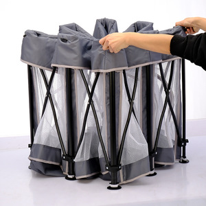 Nouvelle conception de parc de jeu pliable pour bébé, clôture de sécurité intérieure, jouets pour bébé, parc de jeu extérieur pour bébés et tout-petits - Product Image 4