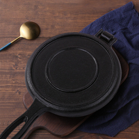 Usine En Gros Maison Cuisine 20cm Passe Au Four Gaufrier Gâteau Ustensiles De Cuisson Non Revêtu En Fonte Gaufre Moule Poêle À Frire