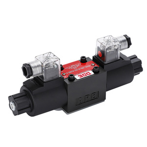 วาล์วควบคุมทิศทาง Dsg 02 วาล์วไฮดรอลิกแบบแม่เหล็กไฟฟ้าทำจากเหล็กหล่อสำหรับผลิตภัณฑ์น้ำมันแรงดันสูงแบบเกลียว - Product Image 1