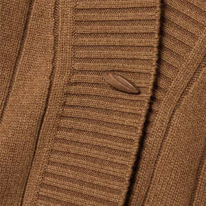 Maglione Casual da donna con scollo a v <span class=keywords><strong>marrone</strong></span> su misura per maglieria da donna - Product Image 4