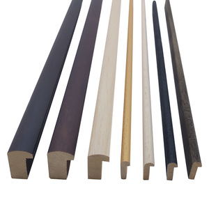 Moulure en bois 8117 0,6 x 1,5 cm, cadre intérieur en pin massif pour cadre photo, garniture décorative - Product Image 3