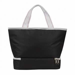 Bolsa Térmica Plegable Impermeable de Poliéster con Doble Compartimento Ligera Personalizada al por Mayor con Asa de Fácil Transporte - Product Image 3