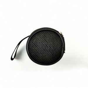 <b>Small</b> Soft Mesh EVA Audio Bag Outdoor Travel Portable Digital Audio Player Carrying Bag Audio <b>Speakers</b> Case - Product Image 3