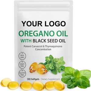 Kapsul minyak Oregano dengan minyak biji hitam kapsul campuran Herbal kualitas Premium Formula alami - Product Image 1
