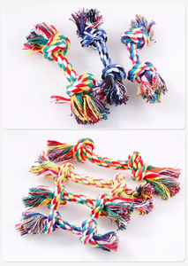 Jouets pour chiens, corde à nouer, à mâcher, pour chiens de petite, moyenne et grande taille, tressé, durable, interactif, amusant, pour le nettoyage des dents, 1 pièce - Product Image 6