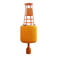 Bouée de navigation maritime IALA, marque BT, en PEHD, marqueur flottant, balise LED solaire, pour marinas, ports, canaux et voies navigables côtières