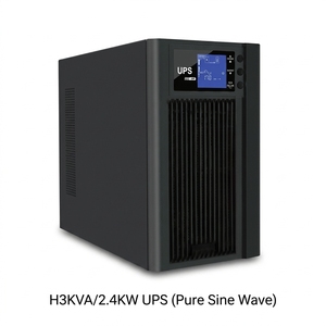 Onduleur de ligne 3KVA <span class=keywords><strong>2400W</strong></span> à onde sinusoïdale pure avec AVR et écran LCD, large plage de tension d'entrée 145-275Vac pour serveurs et équipements réseau - Product Image 1
