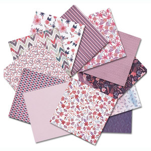 Pack de papier pour scrapbooking GF Love Violet Bloom Design, 12 motifs, 6x6 pouces, carton épais, <span class=keywords><strong>origami</strong></span>, artisanat fait main, bricolage - Product Image 2