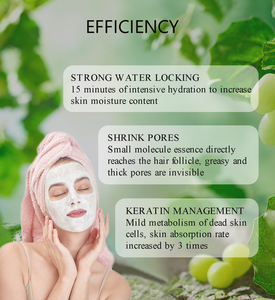 Maschera Detox all'Argilla di Uva Marina per il Viso: Purifica i Pori, Schiarisce, Illumina, Combatte i Segni dell'Invecchiamento, Ringiovanisce la Pelle - Product Image 6