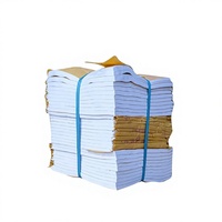Papier de soie blanc 14g 17g personnalisable pour impression, calligraphie, emballage de bouquets de fleurs, semi-transparent 488*880mm