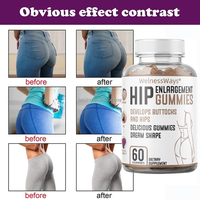 Gummies WelnessWays pour l'élargissement des hanches, pour des hanches plus larges et plus naturelles, améliorant le corps pour un soutien des hanches volumineux, gummies pour l'élargissement des hanches