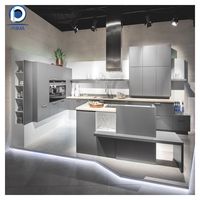 Meubles de cuisine modulaires modernes de luxe, écologiques et ignifuges, garantie 5 ans pour villas, appartements et projets résidentiels