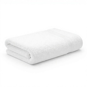 Korean Manufacturer Hotel Grade Eco-Friendly Skin-Friendly <b>Bleached</b> Cotton Bath Towel Solid Color 600 GSM OEM Private Label - Product Image 1