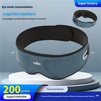 Masque de sommeil 3D profilé, coussin oculaire détachable et lavable, masque de sommeil doux pour les voyages, la sieste, hommes et femmes