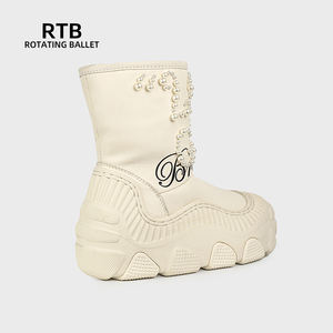 รองเท้าบูทแฟชั่นฤดูหนาวพร้อมขนภายในที่ทำจากโฟม EVA น้ำหนักเบา - Product Image 3