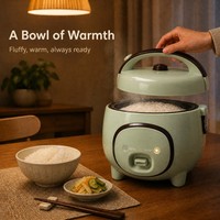 Cuiseur à riz électrique 1,8 L 350 W, multifonctionnel pour riz, ragoût, soupe, bouillie, divers modèles, compact pour la cuisine