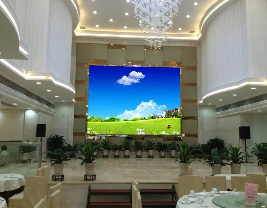 Светодиодный дисплей для ресторана Kinglight P3 с высоким разрешением фиксированный светодиодный экран видеопанели