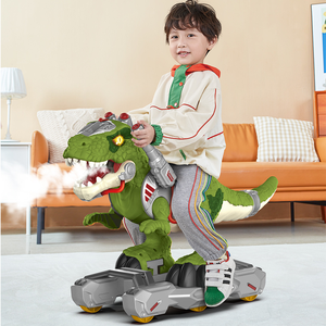 Nouveau design de trottinette électrique dinosaure Tyrannosaurus Rex pour tout-petits avec lumière et son, cadeau d'anniversaire pour enfants - Product Image 1