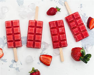 Molde cuadrado de celosía grande para hacer helados, de silicona, para hacer polos caseros - Product Image 5