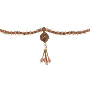 Kamarbandh สายสร้อยคริสตัลเคลือบทองอินเดียเครื่องประดับร่างกายพลอยเทียมทันสมัยเข็มขัดคาดเอวสำหรับงานแต่งงานและปาร์ตี้ - Product Image 2