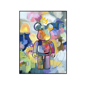 Peinture au spray pop <span class=keywords><strong>art</strong></span> graffiti moderne populaire sur panneau en porcelaine cristalline encadré avec encre écologique, taille personnalisée, décoration - Product Image 3