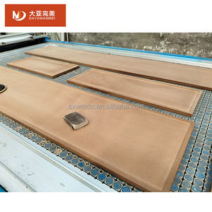 OEM ODM melamina MDF sottovuoto formato armadio in legno con 4 porte pannelli rialzati e 2 cassetti più recenti disegni di guardaroba per camera da letto - Product Image 6