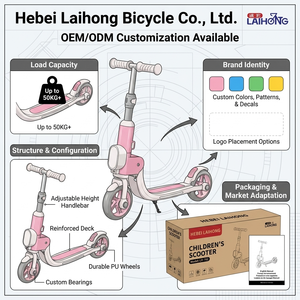 <span class=keywords><strong>Trottinette</strong></span> à pédales en alliage léger et plastique <span class=keywords><strong>personnalisable</strong></span> pour enfants de 3 ans Roue clignotante Conception pliable - Product Image 5