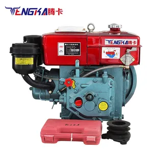 Máy Móc 1 Xi Lanh Nhỏ Công Suất Cao Hàng Hải S195 Z195 12HP 192 Fam Động Cơ Diesel Trắng 10 Hp