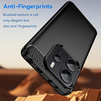 Étui de téléphone portable à texture de dessin de fil brossé pour Redmi Note 14 4G résistant aux chutes et aux chocs accessoires de téléphone de haute qualité